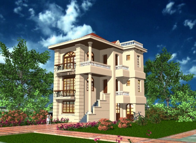 Mẫu nhà đẹp 010 maunha026 Mẫu nhà đẹp 010